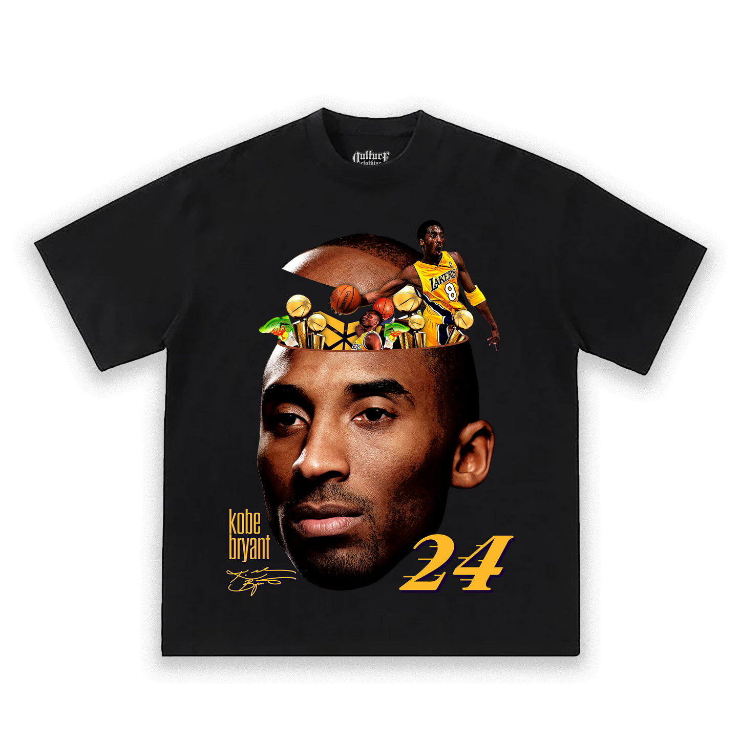 "Mamba's Mind" Kobe Bryant Big Face T-Shirt