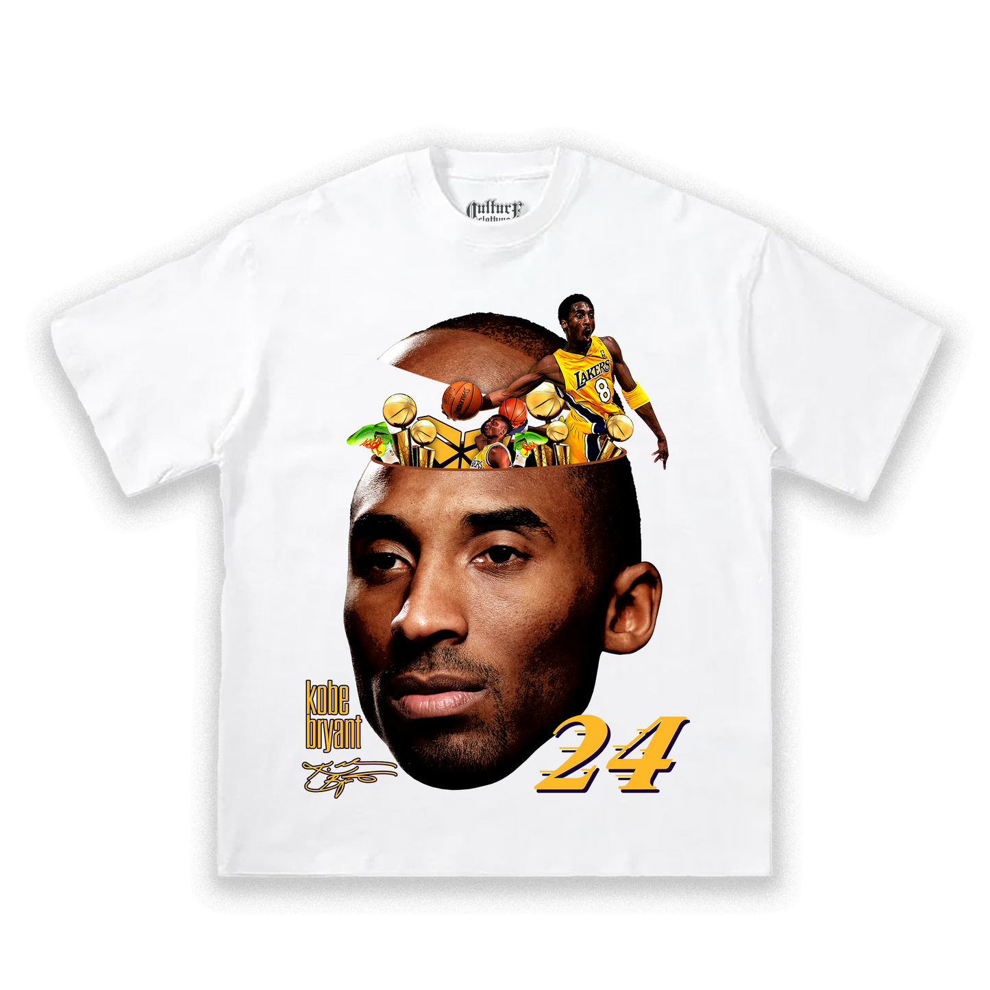 "Mamba's Mind" Kobe Bryant Big Face T-Shirt