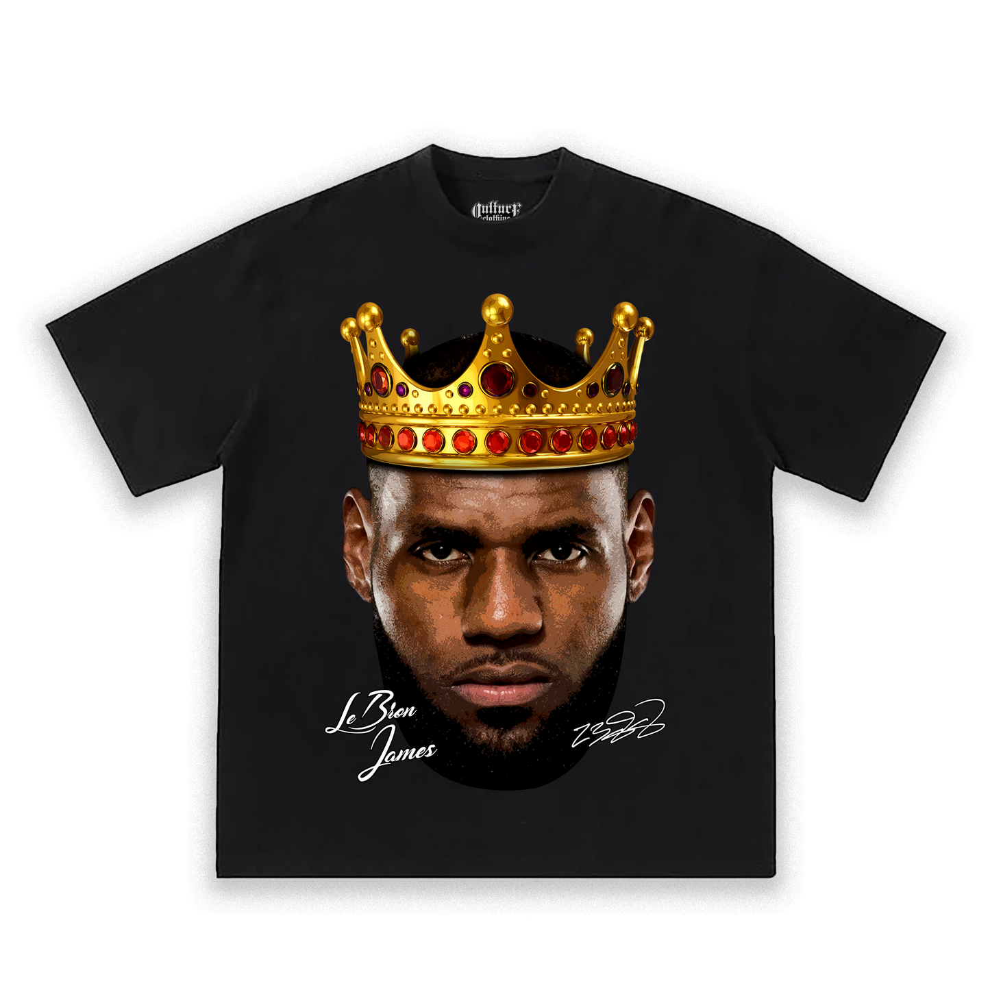 "King James" LeBron James Big Face T-Shirt