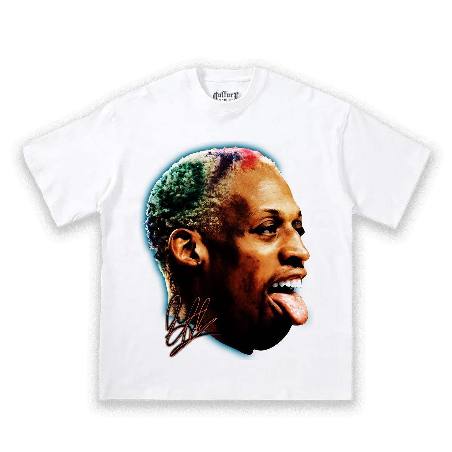 "Worm's Aura" Dennis Rodman Big Face T-Shirt